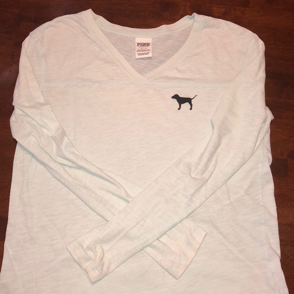 pink long sleeve t-shirt